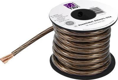 TRU COMPONENTS 1567033 Massekabel 1 x 10 mm² Schwarz, Transparent 5 m (1567033)