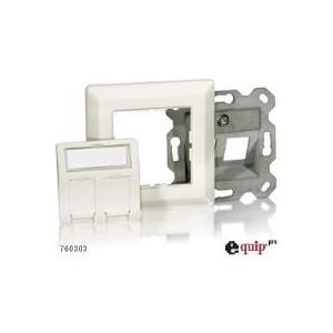 Equip - Wandplatte für die Unterputzverlegung - Pure White (761303)