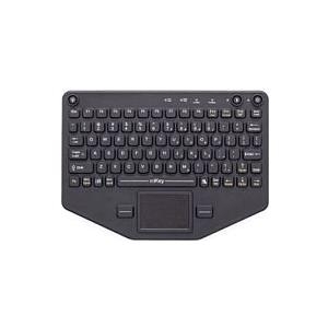 Gamber-Johnson BT-COMP KEYBOARD Bluetooth-Compatible keyboard with Touchpad. Wireless industrial keyboard, Silicone rubberkeypad and ABS polycarbonate case, Submersible and easy to clean with disinfectants, Compact design and internal Bluetooth modul