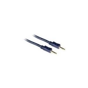 C2G Velocity - Audiokabel - 27 AWG - Mini-Phone Stereo 3,5 mm (M) - bis - Mini-Phone Stereo 3,5 mm (M) - 5,0m - abgeschirmt (80298)