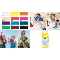 C.KREUL Fingerfarbe MUCKI, braun, 750 ml aus Wasserbasis, leicht vermalbar, deckend, wasserverdünn- (23211)