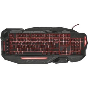 Trust GXT 285 Advanced Gaming Tastatur DE LED Beleuchtung schwarz rot 20463 5 programmierbare Makrotasten, 3 Tasten für benutzerdefinierte Profile - Spielmodus-Schalter, direkte Deaktivierung der Windows-Taste - Anti-Ghosting: Gleichzeitiges Drücken Trust GXT 285 Advanced Gaming Tastatur DE LED Beleuchtung schwarz rot 20463 5 programmierbare Makrotasten, 3 Tasten für benutzerdefinierte Profile - Spielmodus-Schalter, direkte Deaktivierung der Windows-Taste - Anti-Ghosting: Gleichzeitiges Drücken