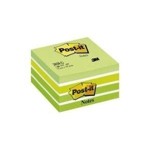 Foglietti riposizionabili Post-itÂ® Notes Cubo 76x76 mm verde pastello 2028-G