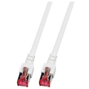ECOLAN Patchkabel 2x RJ45 PiMFCat.6, 3.0 Meter Weiss (K5518.3)