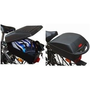 FISCHER Fahrrad-Gepäckbox, abschließbar, Volumen: 15 l schwarz, für dauerhafte Schraubmontage, diebstahlsicher, - 1 Stück (86500)