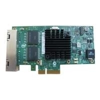 Dell Intel I350 QP - Netzwerkadapter - PCIe - Gigabit Ethernet x 4 - für PowerEdge C6220, R220, R320, R430, R530, R630, R720, R730, R920, T420, T430, T630 (540-BBDS)
