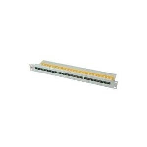 ROLINE Kat. 6 / Class E 48,30cm (19)-Patchpanel, 24P, ungeschirmt, lichtgrau (26.11.0355)
