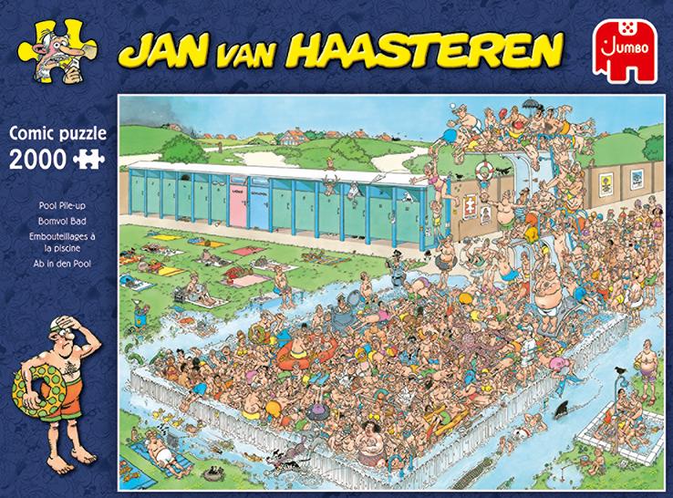 Jan van Haasteren Pool Pile-Up 2000 pcs Puzzle 2000 pz Fumetti