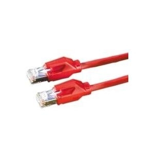 Dätwyler DATWYLER - Patch-Kabel - RJ-45 (M) - RJ-45 (M) - 5 m - SSTP-Kabel - CAT 6 - halogenfrei - Rot (21.05.0051)