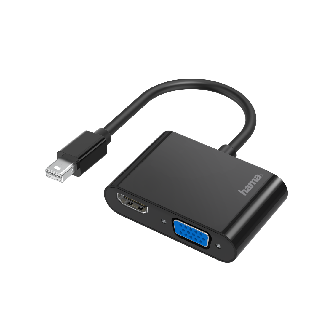 Hama 00200330 cavo e adattatore video Mini DisplayPort HDMI VGA (D-Sub) Nero