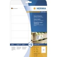 HERMA 10907 etichetta autoadesiva Rettangolo Permanente Bianco 300 pz (10907)