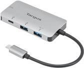 Targus Multi-Port - Hub - 2 x USB 3.2 Gen 1 + 1 x USB-C + 1 x USB-C (Stromdurchsatz) - Desktop