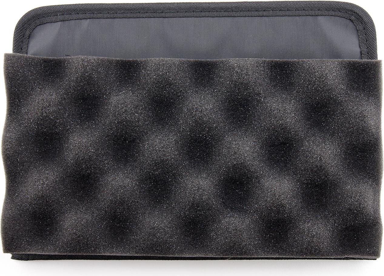 bwh Koffer Deckeltasche für Outdoor-Koffer 2000, f. Dokumente, Klettstreifen zum Einkleben (52016)