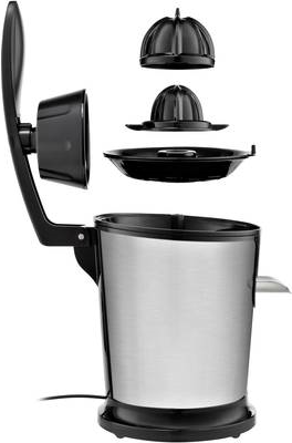 Tristar CP-3002 Zitruspresse 85 W Edelstahl, Schwarz (CP-3002)