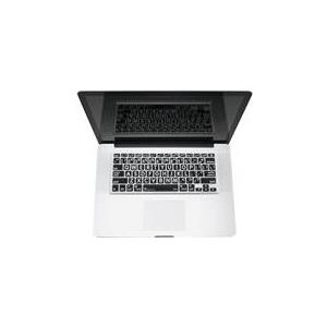 Logickeyboard LogicSkin - Notebook keyboard cover - durchsichtig, Weiß auf Schwarz (LS-LPRNTWB-MBUC-US)