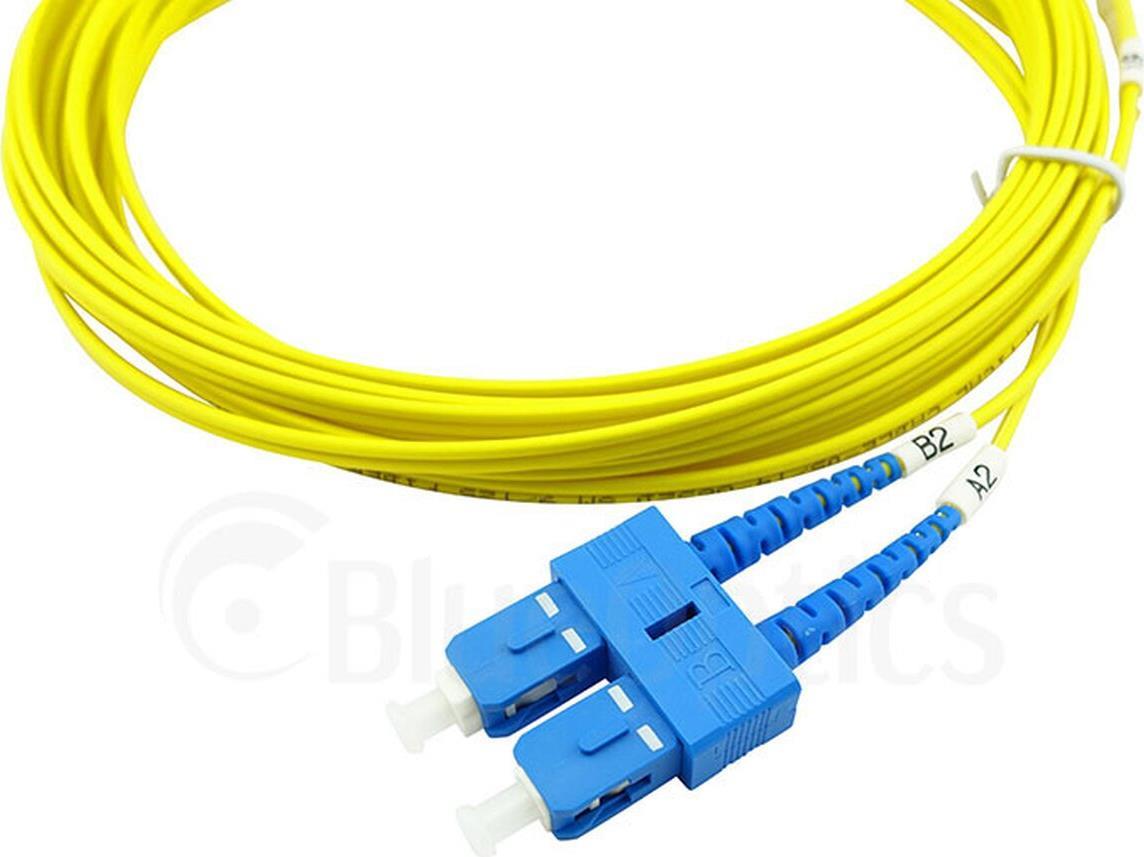 Cavo patch in fibra ottica duplex BlueOptics Cisco CAB-SMF-SC-SC-10 compatibile SC-UPC/SC-UPC beige 10 metri modalità singola