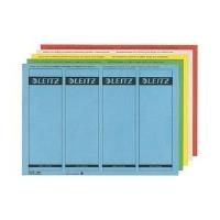 Esselte Leitz - Selbstklebende Rückenschilder - Grau - 61 x 192 mm - 80 g/m2 - 100 Etikett(en) (25 Bogen x 4) (1685-20-85)