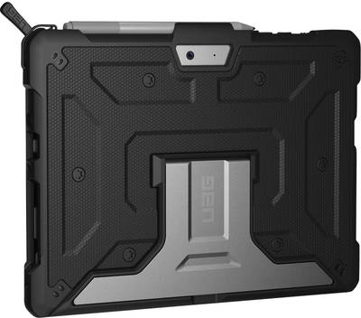 UAG Metropolis Series Rugged Case for Microsoft Surface Go - Black - Hintere Abdeckung für Tablet - widerstandsfähig - Aluminium - Schwarz - für Microsoft Surface Go