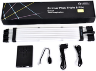 Lian Li Strimer Plus Triple 8-Pin 0,3 m (Lian Li Strimer Plus Triple 8-Pin RGB PCIe VGA Remote control)