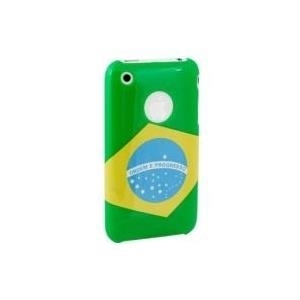Apple iPhone 3GS Zubehör Hülle i-Flag Cover *Brasilien* (I-1004)