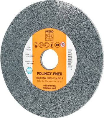 Pferd 44691628 POLINOX-Kompaktschleifrad PNER-MW 15003-25,4 SiC F Ø 150 mm 5 St. (44691628)
