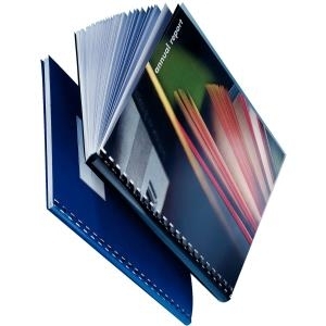 Esselte Leitz ComBIND - 6 mm - 32cm - 21 Ringe - A4 (210 x 297 mm) - 25 Blätter - weiß - 100 Stck. Bindekamm aus Kunststoff (35030)