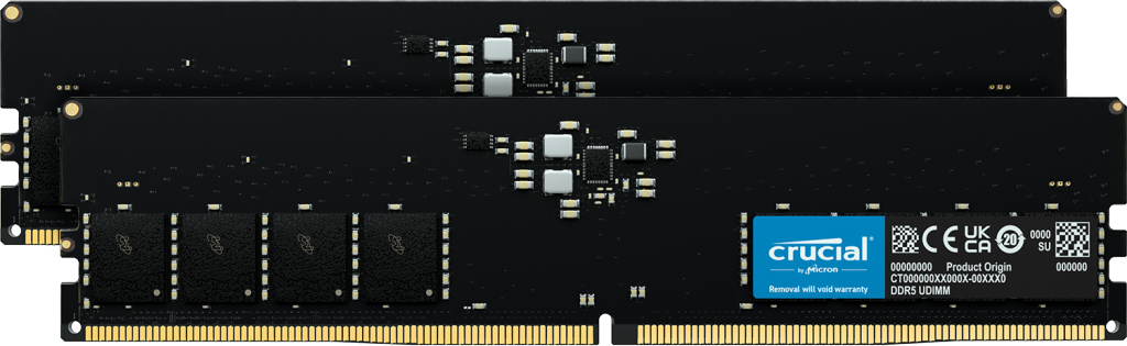 Crucial CT2K16G52C42U5 memoria 32 GB 2 x 16 GB DDR5 5200 MHz Data Integrity Check [verifica integritàƒÂ  dati] (32GB[16GBx2