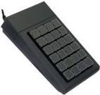 Active Key AK-100/24 - Tastatur - PS/2 - Schwarz