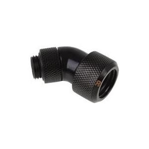 RACCORD Ã€ 45Â° Ã€ COMPRESSION POUR TUBE Ã˜16MM - G1/4 ALPHACOOL EISZAPFEN (NOIR)