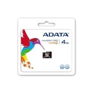 ADATA - Flash-Speicherkarte - 4 GB - Class 4 - microSDHC