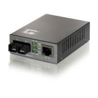 LevelOne Procon FVT-0104TXFC - Medienkonverter - 10Base-T, 100Base-FX, 100Base-TX - RJ-45 / SC-Einzelmodus - extern - bis zu 20 km (FVT-0104TXFC)