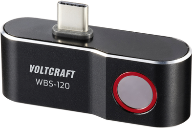 VOLTCRAFT WBS-120 Wärmebildkamera -20 bis 400 °C 120 x 90 Pixel 25 Hz USB-C® Anschluss für Android Geräte (VC-14378990)