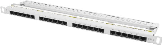 Patchkabel Lanberg PPU6-0024-S (0,5U, Kat. 6, 24xRJ-45) (PPU6-0024-S)