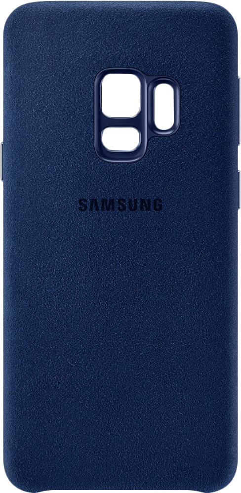 Samsung Alcantara Cover EF-XG960 - Hintere Abdeckung für Mobiltelefon - Alcantara - Blau - für Galaxy S9 (EF-XG960ALEGWW)
