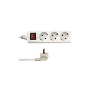 REV - Verlängerungsschnur - Wechselstrom 250 V - 3500 Watt - Eingabe, Eingang 2-polig - output connectors: 3 (2-polig) - 1,4 m (512351555)