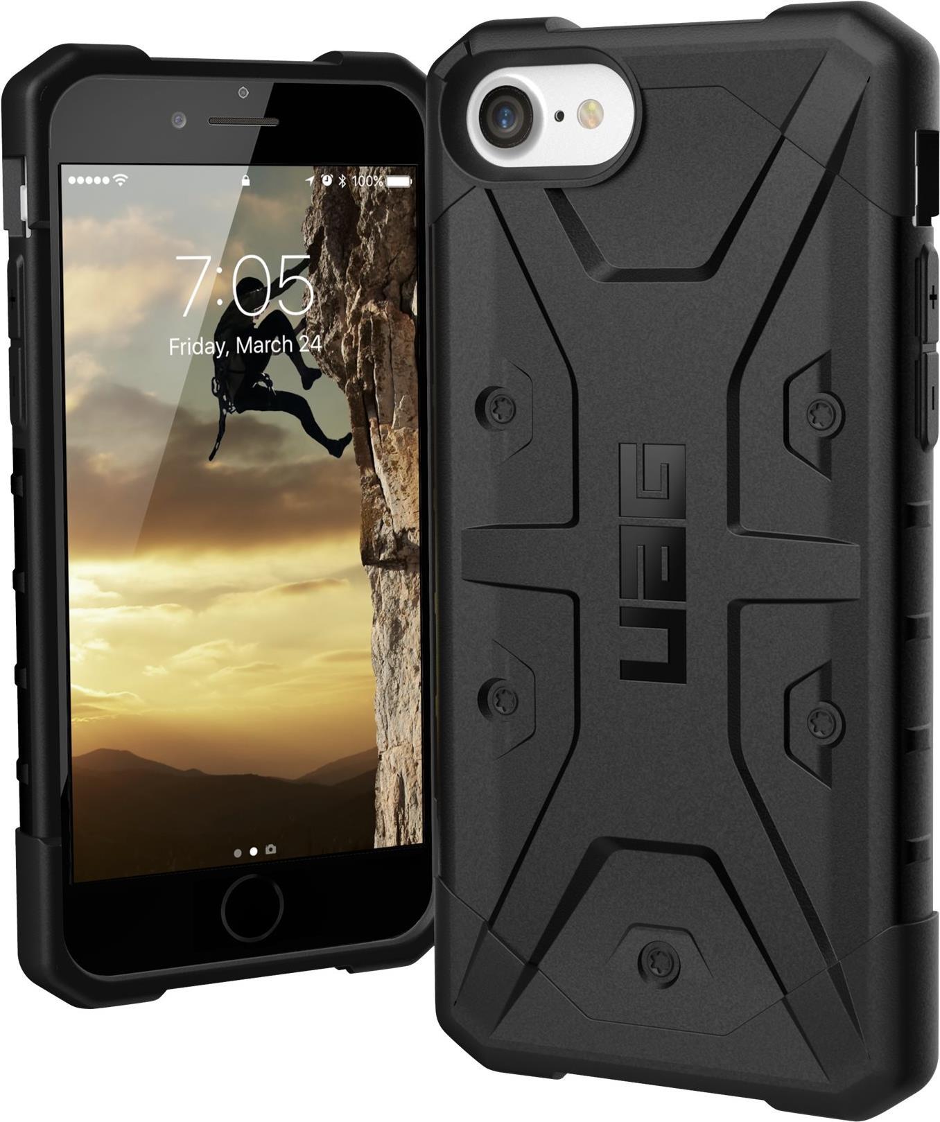 Urban Armor Gear UAG Rugged for Custodia per Apple iPhone SE (2020) - Pathfinder Black - Cover posteriore per telefono cellular