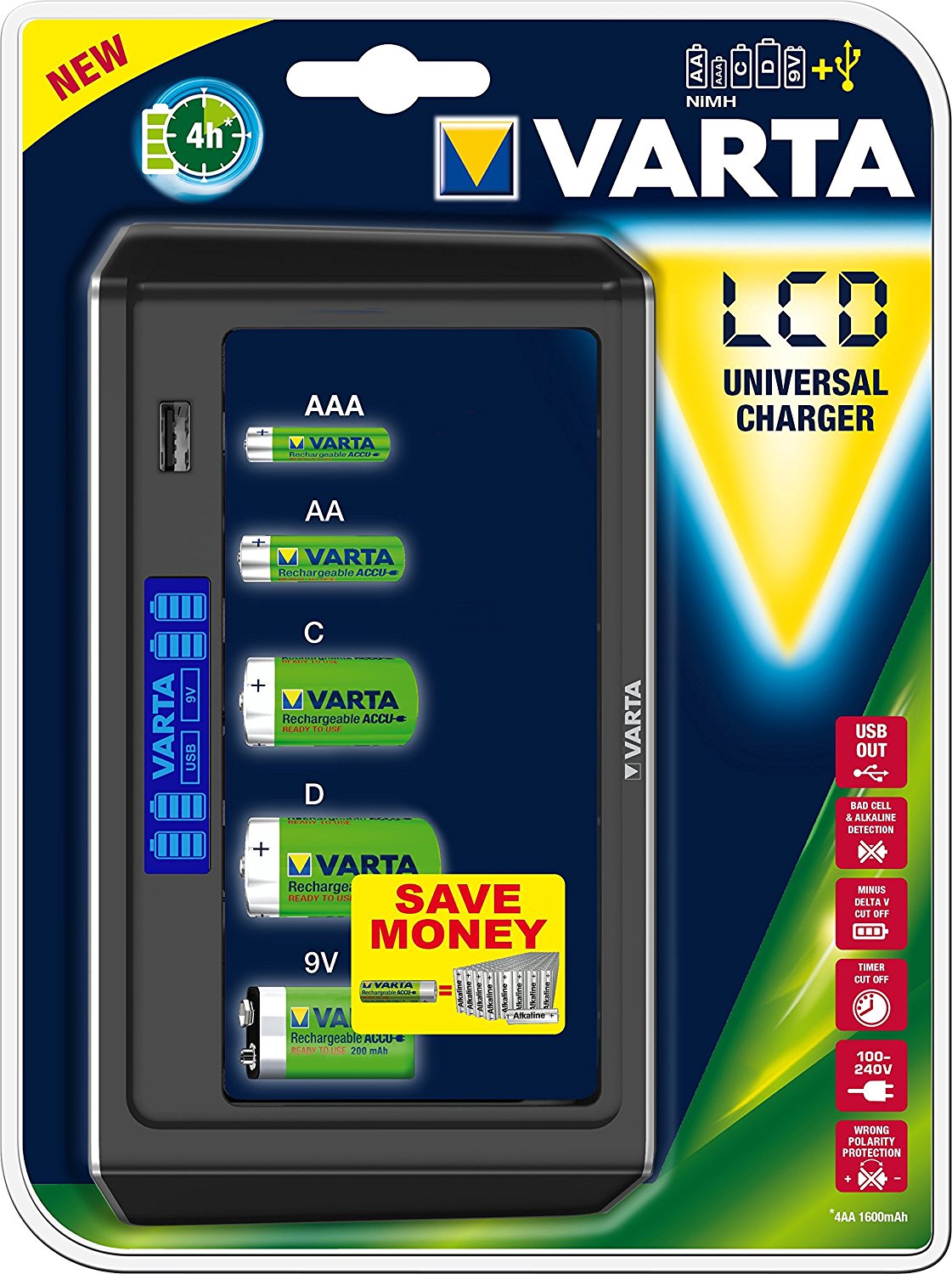 Varta Ladegerät LCD Universal Charger (unbestückt) (57678101401)