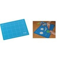 Läufer Schneidematte, DIN A4 (B)295 x (T)210 x (H)3 mm mit 3-Schichten-Schutz, extrem harte Mittelschicht, Ober- (86500)