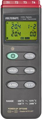 Voltcraft K204 Temperatur-Messgerät, Thermometer (304)