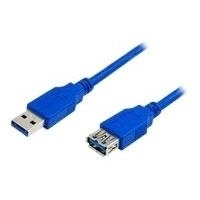 MediaRange - USB-Verlängerungskabel - 9-polig USB Typ A (M) - 9-polig USB Typ A (W) - 3,0m (USB / USB2.0 / USB3.0) - Blau (MRCS145)