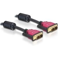 DVI-D (Dual-Link) Spezifikation DVI 241 Stecker DVI 241 Stecker 2 Ferritkerne Alle Kontakte mit Goldauflage Metallgeschirmt