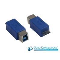 Alcasa USB-AD35 USB B USB B Blau Schnittstellenkabeladapter (USB-AD35)