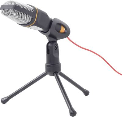 Gembird PC-Mikrofon MIC-D-03 Schwarz Kabelgebunden inkl. Stativ (8716309100984) Gembird PC-Mikrofon MIC-D-03 Schwarz Kabelgebunden inkl. Stativ (8716309100984)