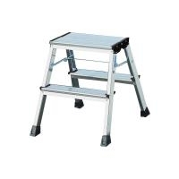 Krause Rolly - Stufenleiter - 2 Stufen - 2 Abschnitte - Arbeitshöhe: 2.45 m - Aluminium