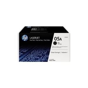 HP Toner CE505D (05A) - Doppelpack - Schwarz - Kapazität: 2x 2.300 Seiten (CE505D)
