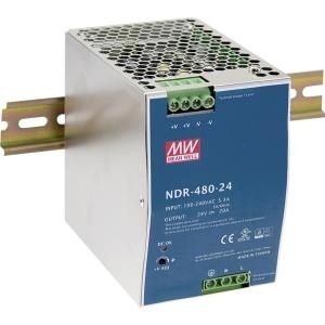 Mean Well NDR-480 serie NDR-480-48 - Alimentatore (possibilità di montaggio su guida DIN) - CA 115/230 V - 480 watt