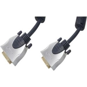 Shiverpeaks PROFESSIONAL - DVI-Kabel - Dual Link - DVI-D (M) - DVI-D (M) - 5,0m - Flügelschrauben - Blau (77445--SPP)