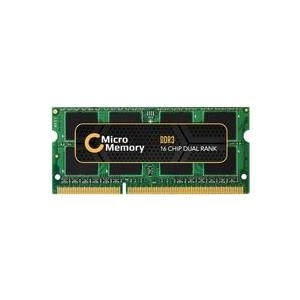 MicroMemory - DDR3 - 4 GB - SO DIMM 204-PIN - 1600 MHz / PC3-12800 - ungepuffert - non-ECC - für Dell Latitude E6230, E6330, E6430, Precision Mobile Workstation M4700, Vostro 3360, 3560