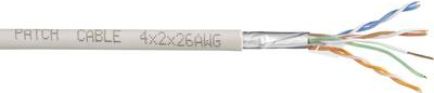 TRU COMPONENTS 1572270 Netzwerkkabel CAT 6 SF/UTP 4 x 2 x 0.27 mm² Weiß 10 m (1572270)