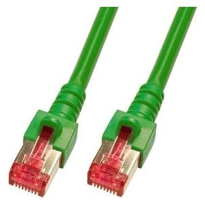 EFB-Elektronik ECOLAN - Patch-Kabel - RJ-45 (M) - RJ-45 (M) - 10,0m - Paare in Metallfolie (PiMf) - (Kategorie 6) - grün (K5514.10)